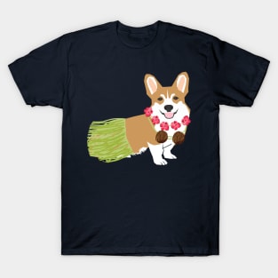 Hula Corgi T-Shirt